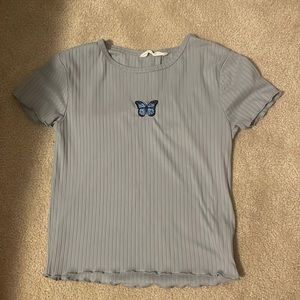 Cute Purple Butterfly Top